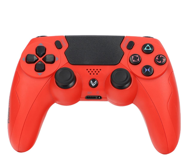 STEELDIGI Kontroler STEELSHOCK v3 Payat PS4 czerwony - 1086877 - zdjęcie